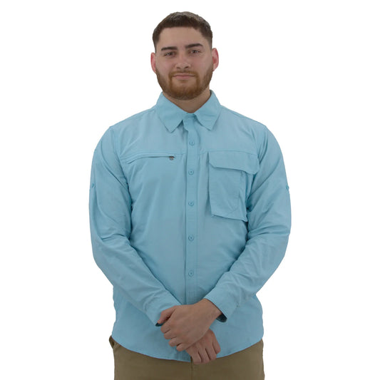 Camisa Trekking Ripstop Manga Larga UPF50 Fénec Hombre