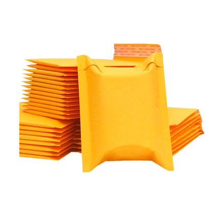 50 Sobres Papel Kraft Amarillo Burbujas Autosellante 17x21cm