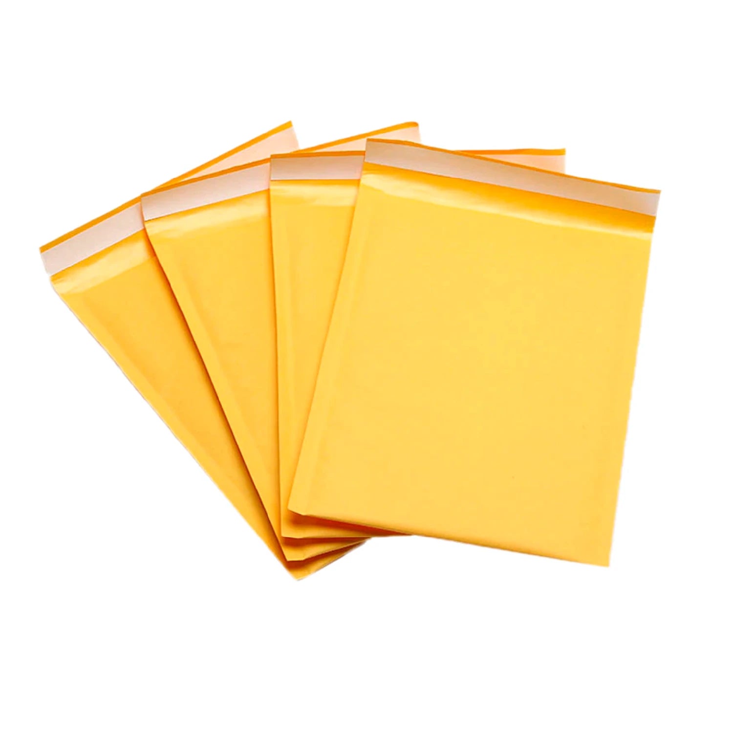 5 Sobres Papel Kraft Amarillo Burbujas Autosellante 17x21cm