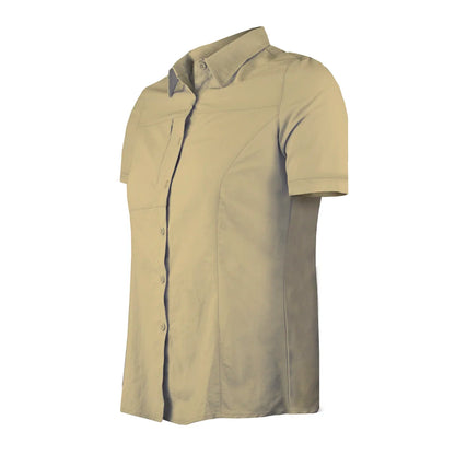 Blusa Trekking Ripstop Manga Corta UPF50 Fénec Mujer