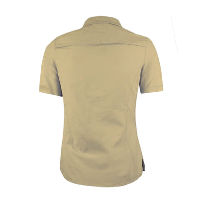 Blusa Trekking Ripstop Manga Corta UPF50 Fénec Mujer
