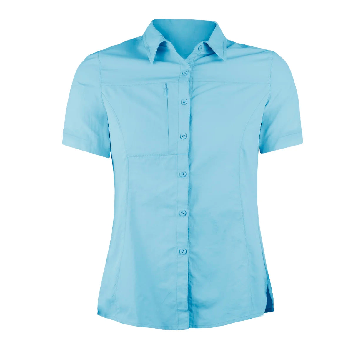 Blusa Trekking Ripstop Manga Corta UPF50 Fénec Mujer