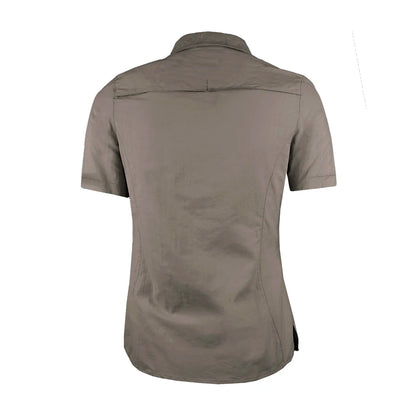 Blusa Trekking Ripstop Manga Corta UPF50 Fénec Mujer