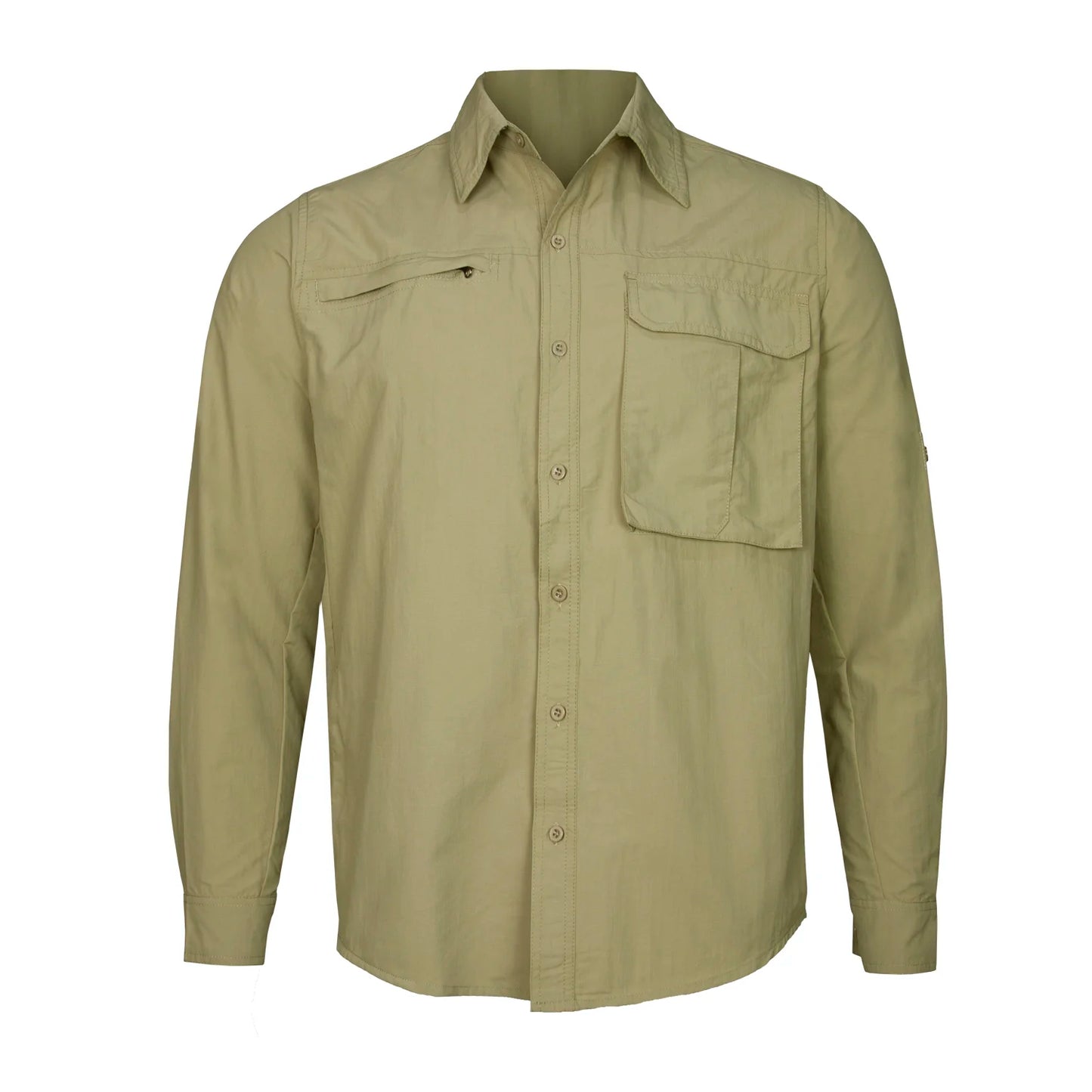 Camisa Trekking Ripstop Manga Larga UPF50 Fénec Hombre