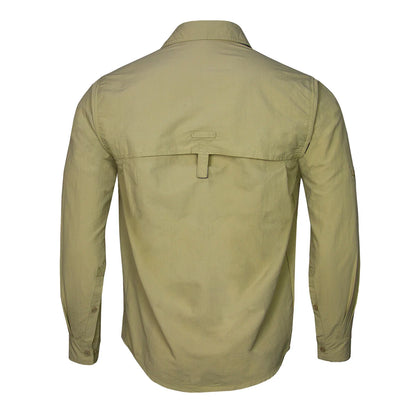 Camisa Trekking Ripstop Manga Larga UPF50 Fénec Hombre