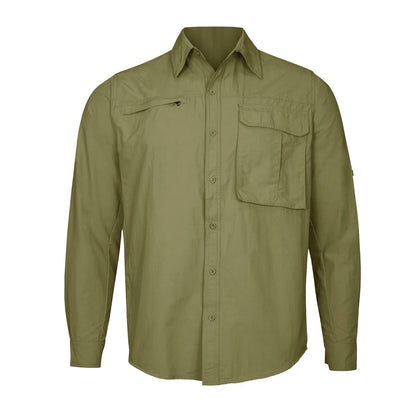 Camisa Trekking Ripstop Manga Larga UPF50 Fénec Hombre