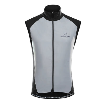 Chaqueta Sin Mangas Cycling Stretch Reflectante Swift Hombre
