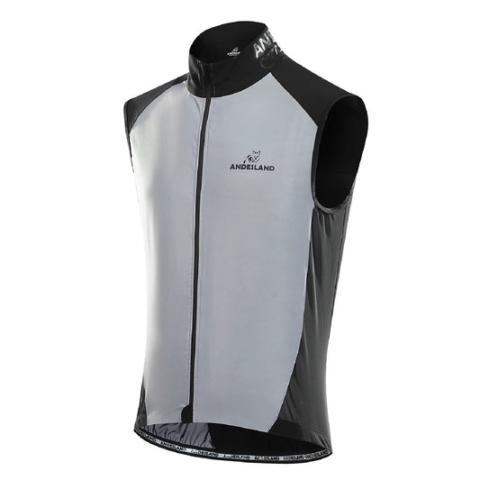 Chaqueta Sin Mangas Cycling Stretch Reflectante Swift Hombre