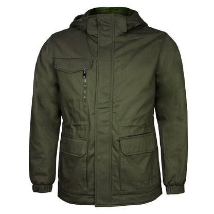 Parka Forro Peluche Gorro Desmontable Velox Unisex