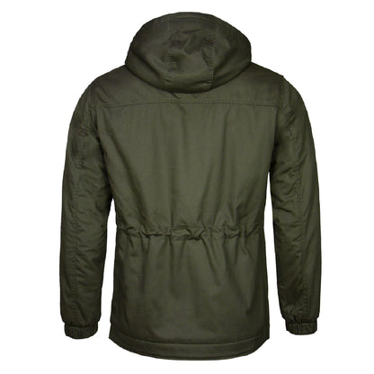 Parka Forro Peluche Gorro Desmontable Velox Unisex