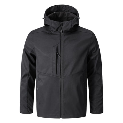 Chaqueta Softshell con Gorro Chilote Hombre