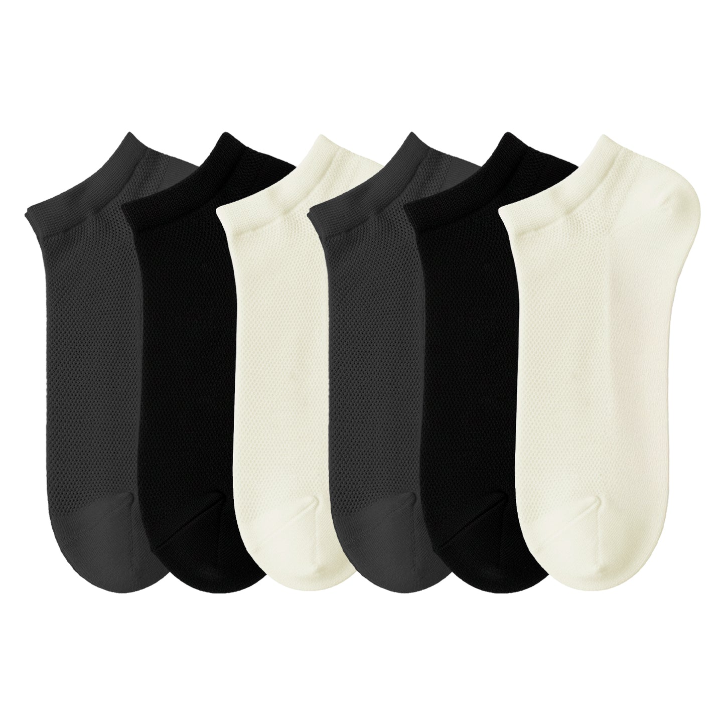 Calcetines Tobilleros Soft Basics Pack 6 Pares Unisex