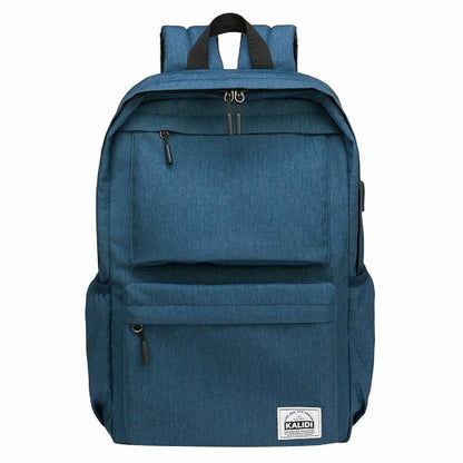 Mochila Escolar Casual Con Compartimiento Laptop y USB