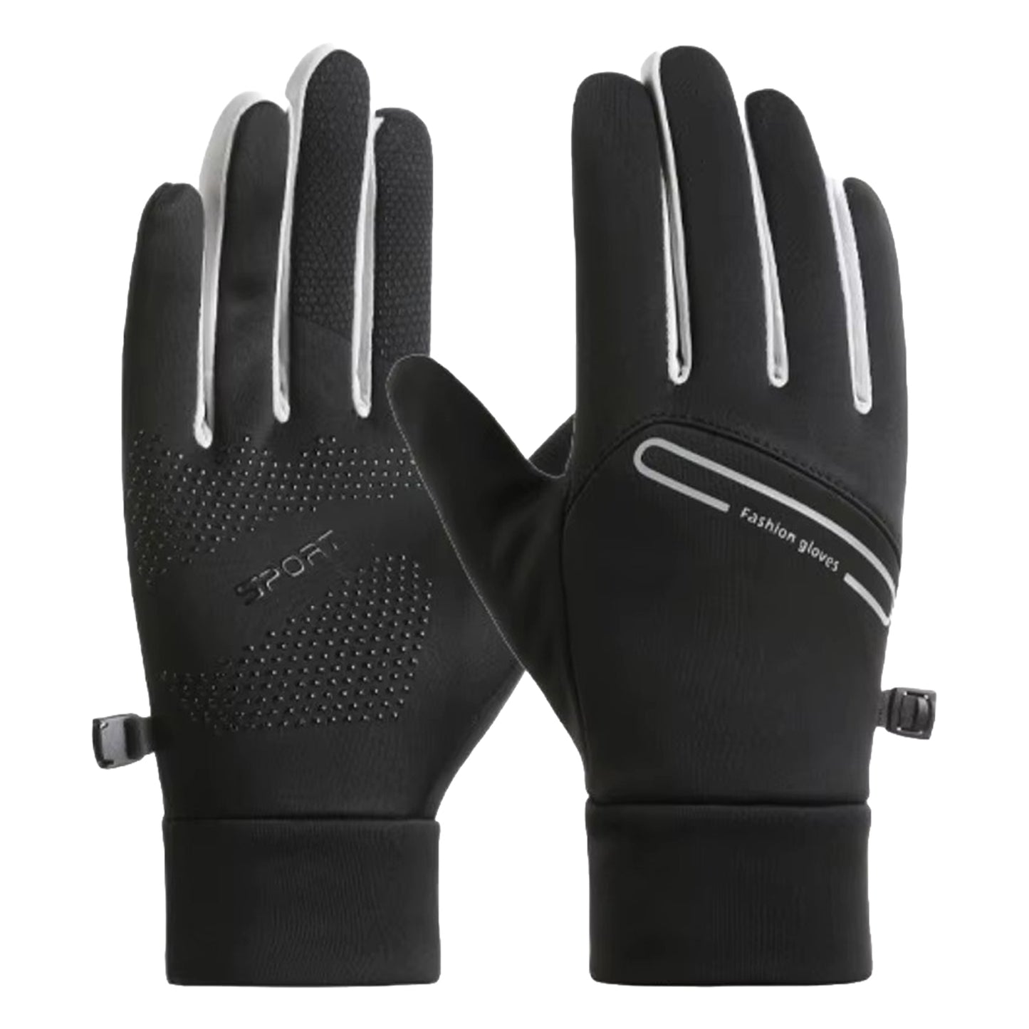 Guantes Térmicos Deportivos Touchscreen Antideslizantes con Forro Polar Unisex