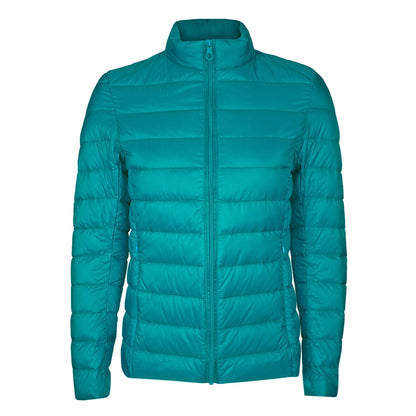 Parka Pluma Ripstop Cross Mujer