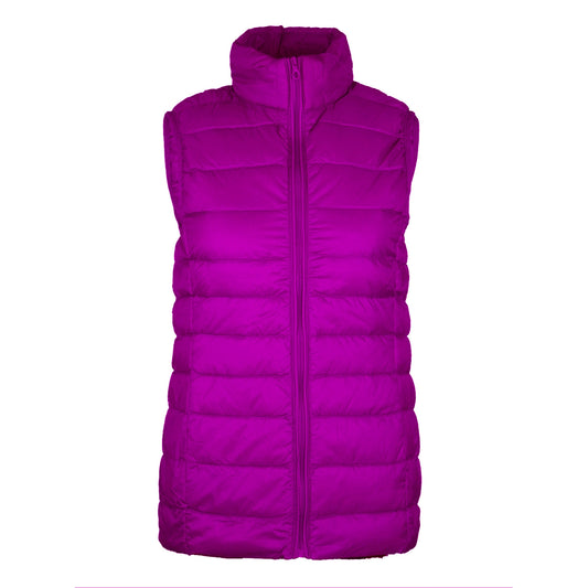 Parka Pluma Ristop Sin Mangas Cross Mujer