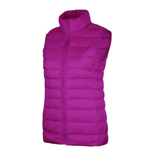 Parka Pluma Ristop Sin Mangas Cross Mujer