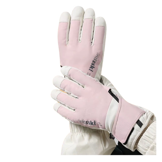 Guantes Térmicos Gruesos Esquí Impermeables con Forro Polar Peluche Unisex