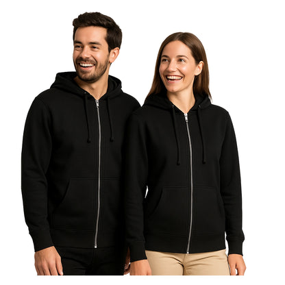 Polerón Canguro Cierre Metalico Vulpes Unisex