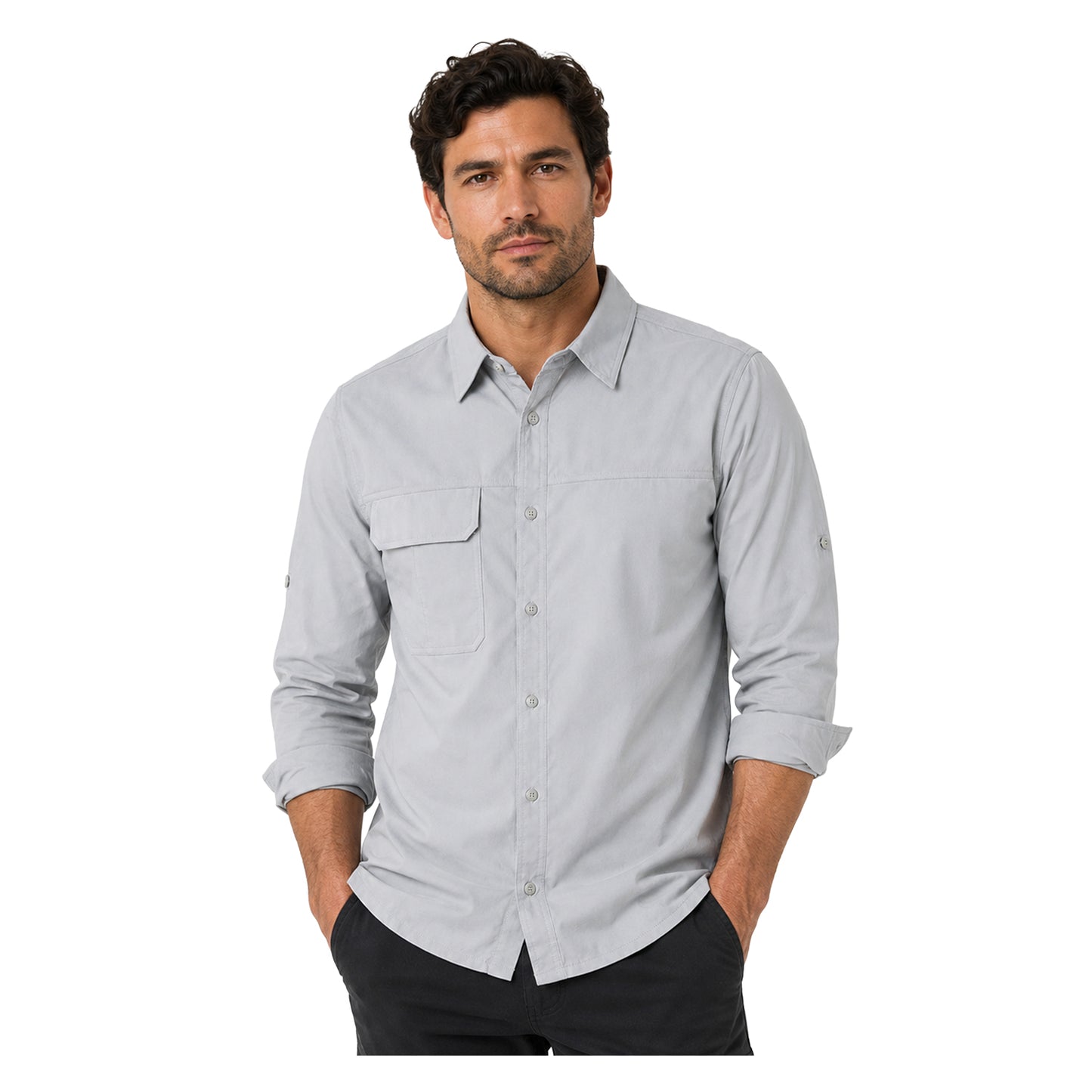 Camisa Outdoor Elastizada Pale Hombre