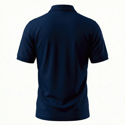 Polera 100% Algodón Manga Corta Con Cuello Vulpes Hombre