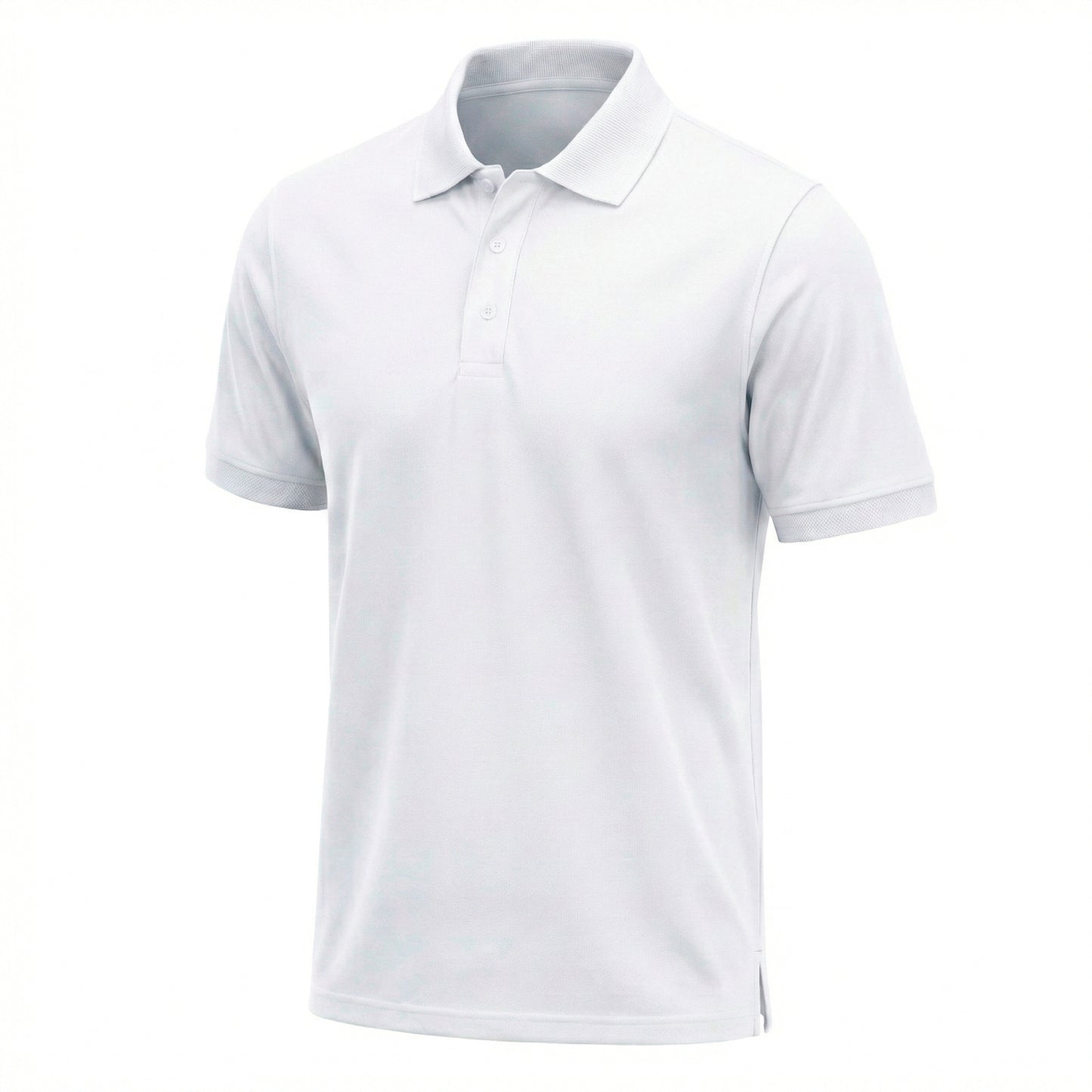 Polera 100% Algodón Manga Corta Con Cuello Vulpes Hombre