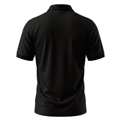 Polera 100% Algodón Manga Corta Con Cuello Vulpes Hombre