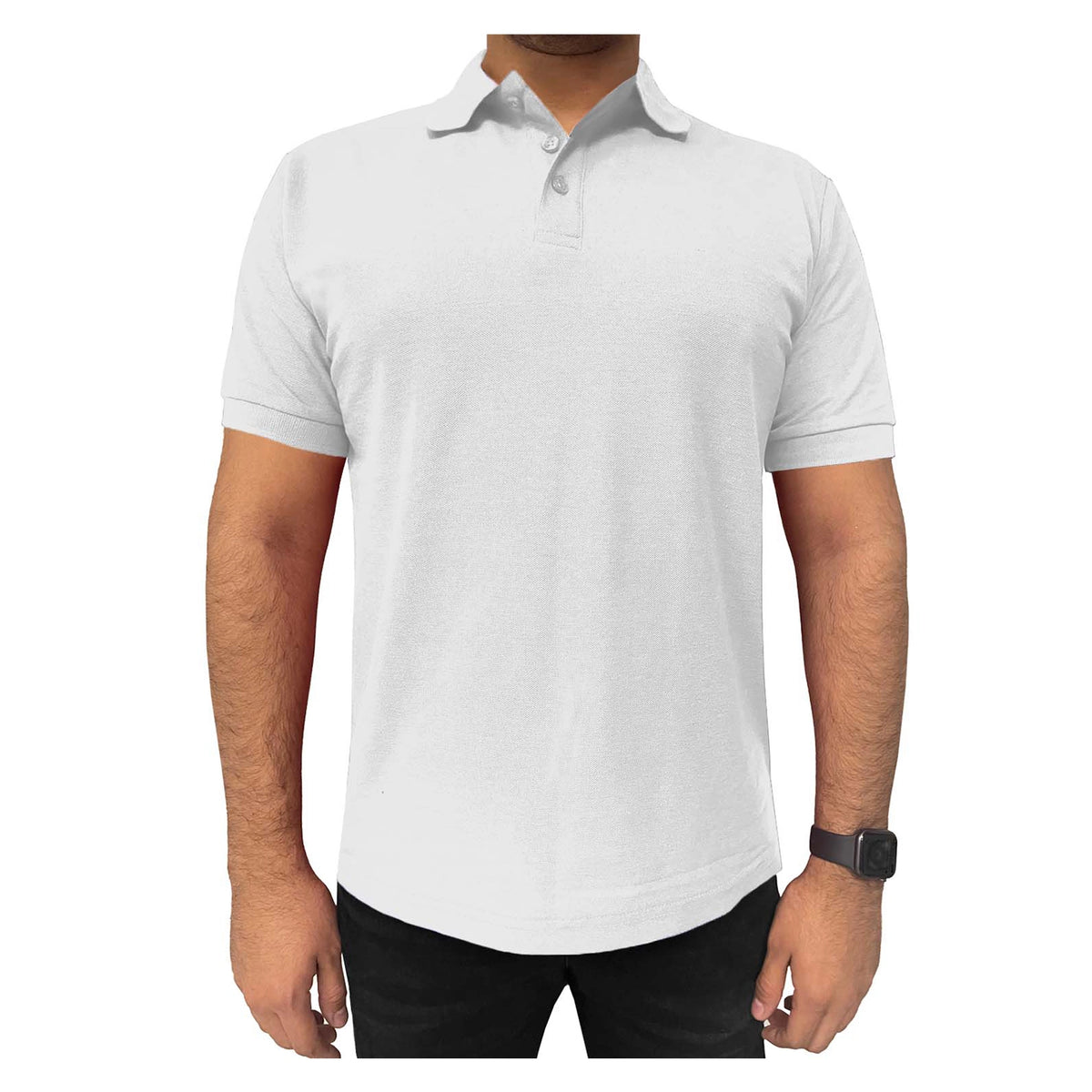 Polera Algodón Pique Manga Corta Velox Hombre