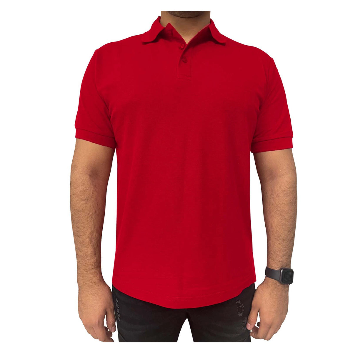 Polera Algodón Pique Manga Corta Velox Hombre