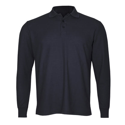 Polera Algodón Pique Manga Larga Velox Hombre