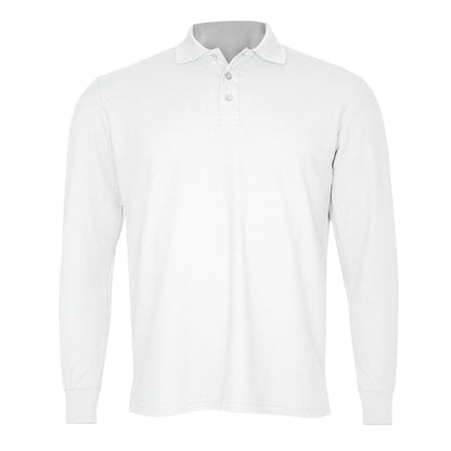 Polera Algodón Pique Manga Larga Velox Hombre