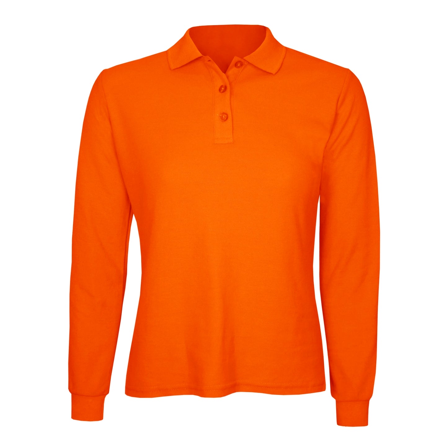 Polera Algodón Pique Manga Larga Velox Mujer