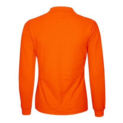 Polera Algodón Pique Manga Larga Velox Mujer