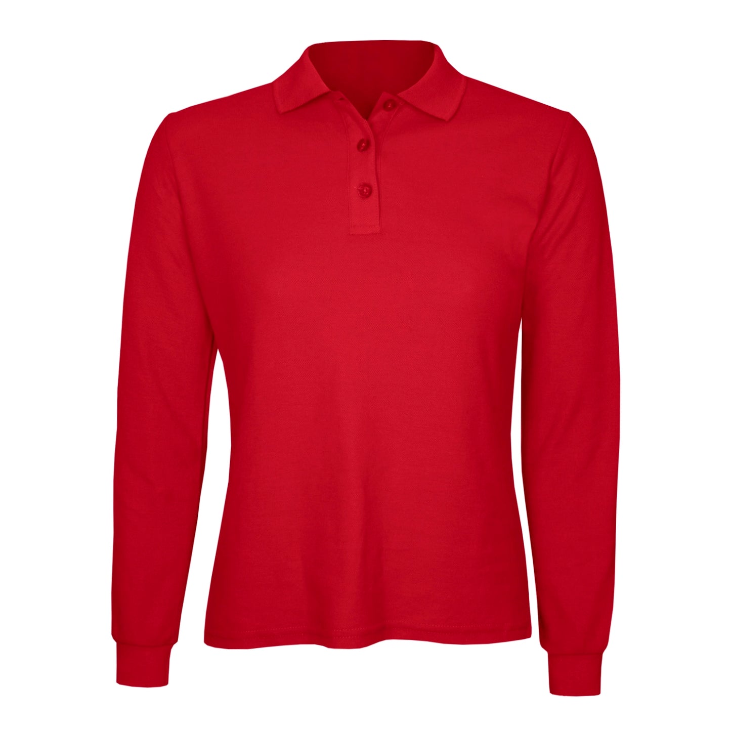 Polera Algodón Pique Manga Larga Velox Mujer