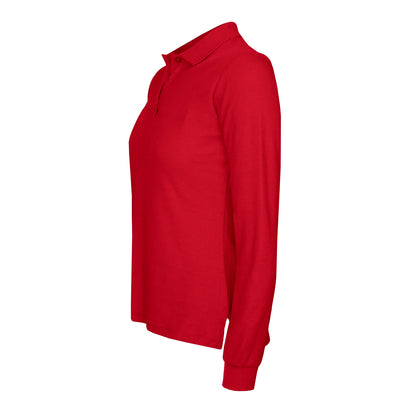 Polera Algodón Pique Manga Larga Velox Mujer