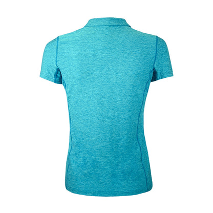 Polera Dry Fit Manga Corta Con Cuello Pale Pro Mujer