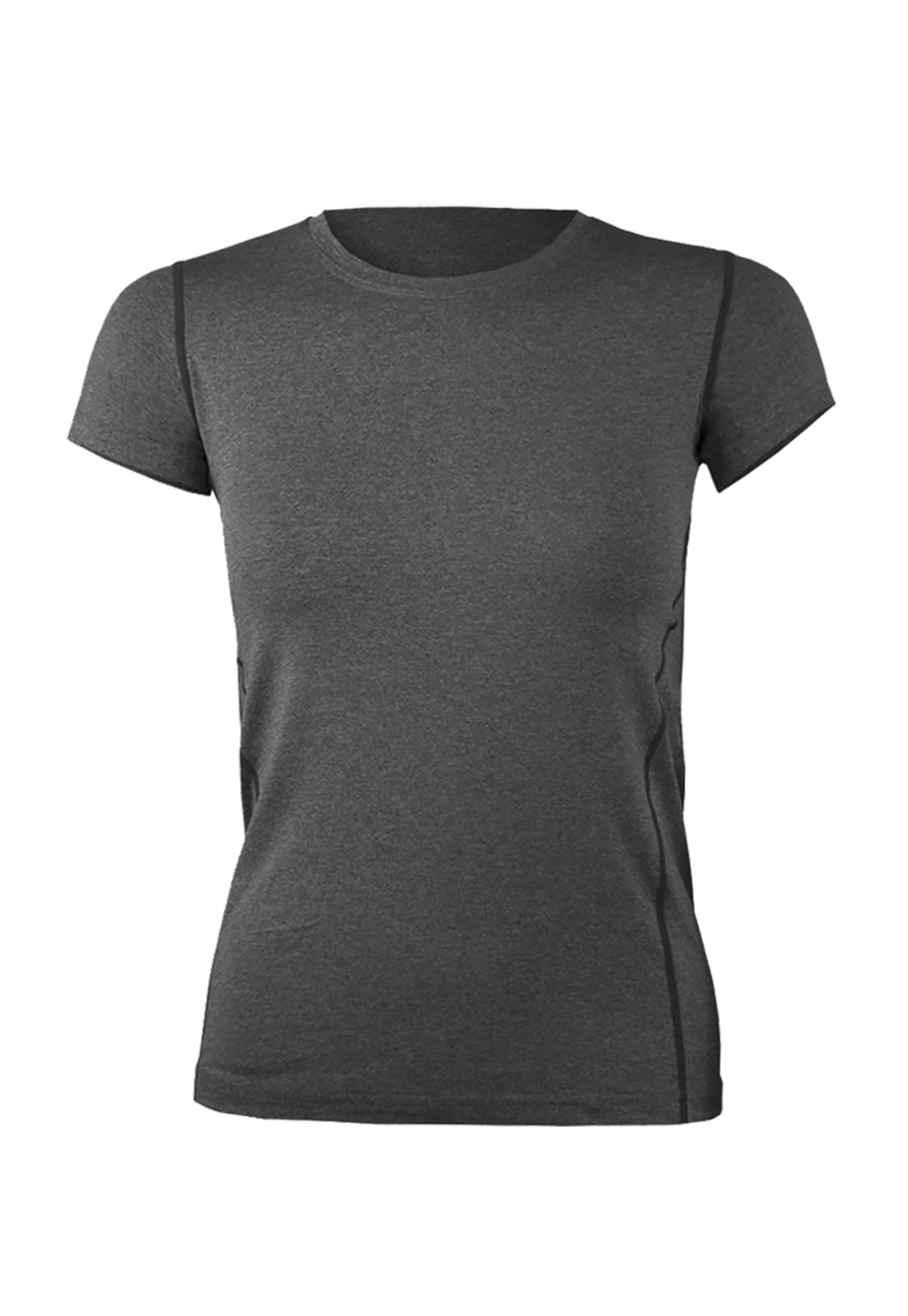 Polera Dry Fit Manga Corta Panel Malla Espalda Cape Mujer
