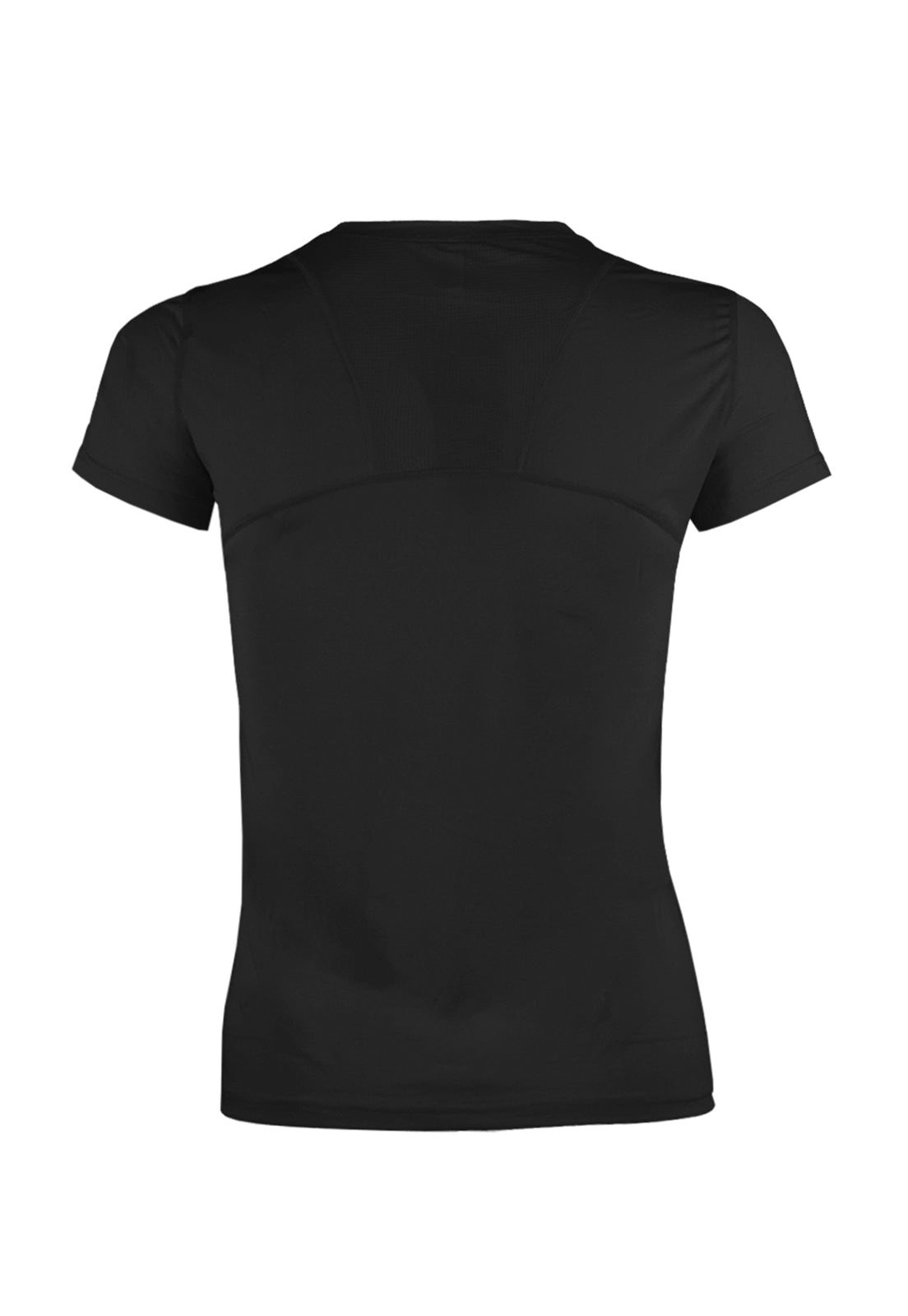 Polera Dry Fit Manga Corta Panel Malla Espalda Cape Mujer