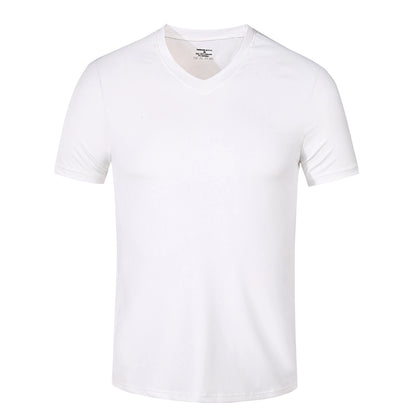 Polera Dry Fit Manga Corta Cuello V Cape Hombre