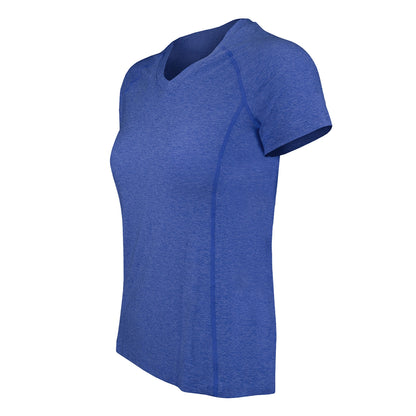 Polera Dry Fit Manga Corta Cuello V Cape Mujer