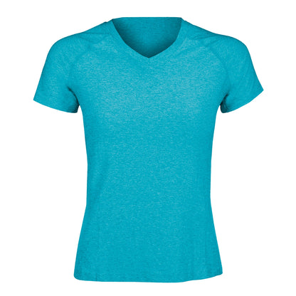 Polera Dry Fit Manga Corta Cuello V Cape Mujer
