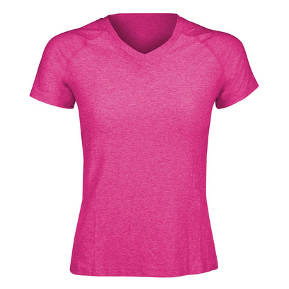 Polera Dry Fit Manga Corta Cuello V Cape Mujer