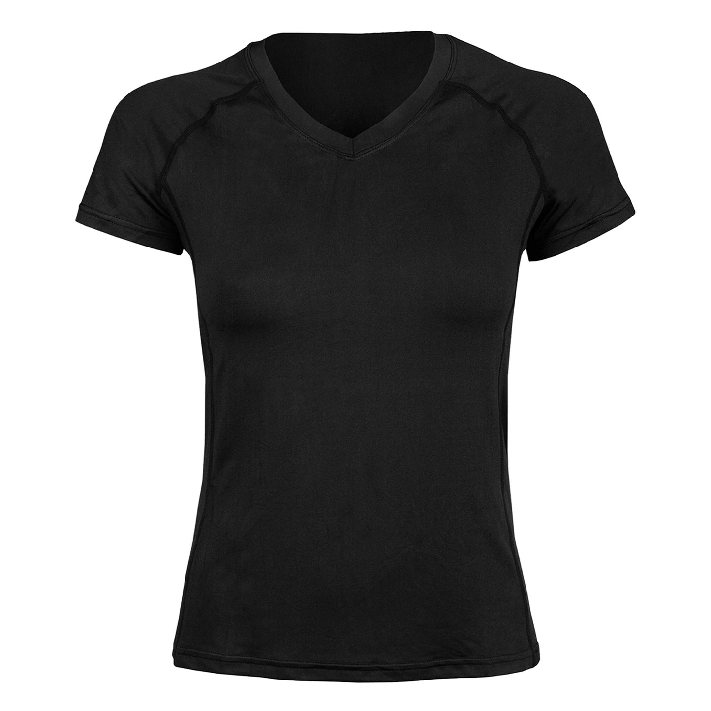Polera Dry Fit Manga Corta Cuello V Cape Mujer