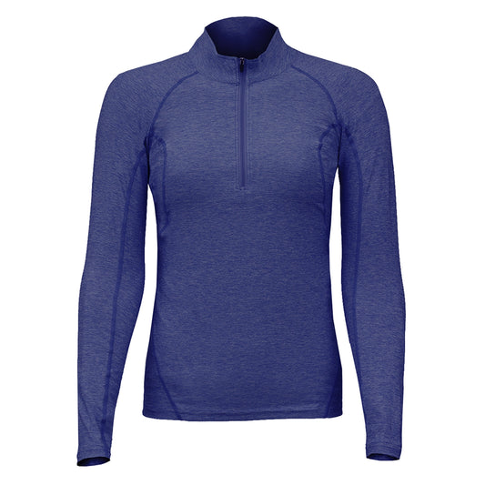 Polera Dry Fit Manga Larga Con Cierre Pale Mujer