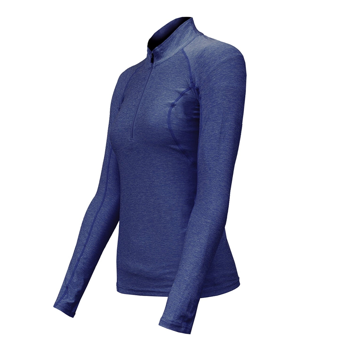 Polera Dry Fit Manga Larga Con Cierre Pale Mujer