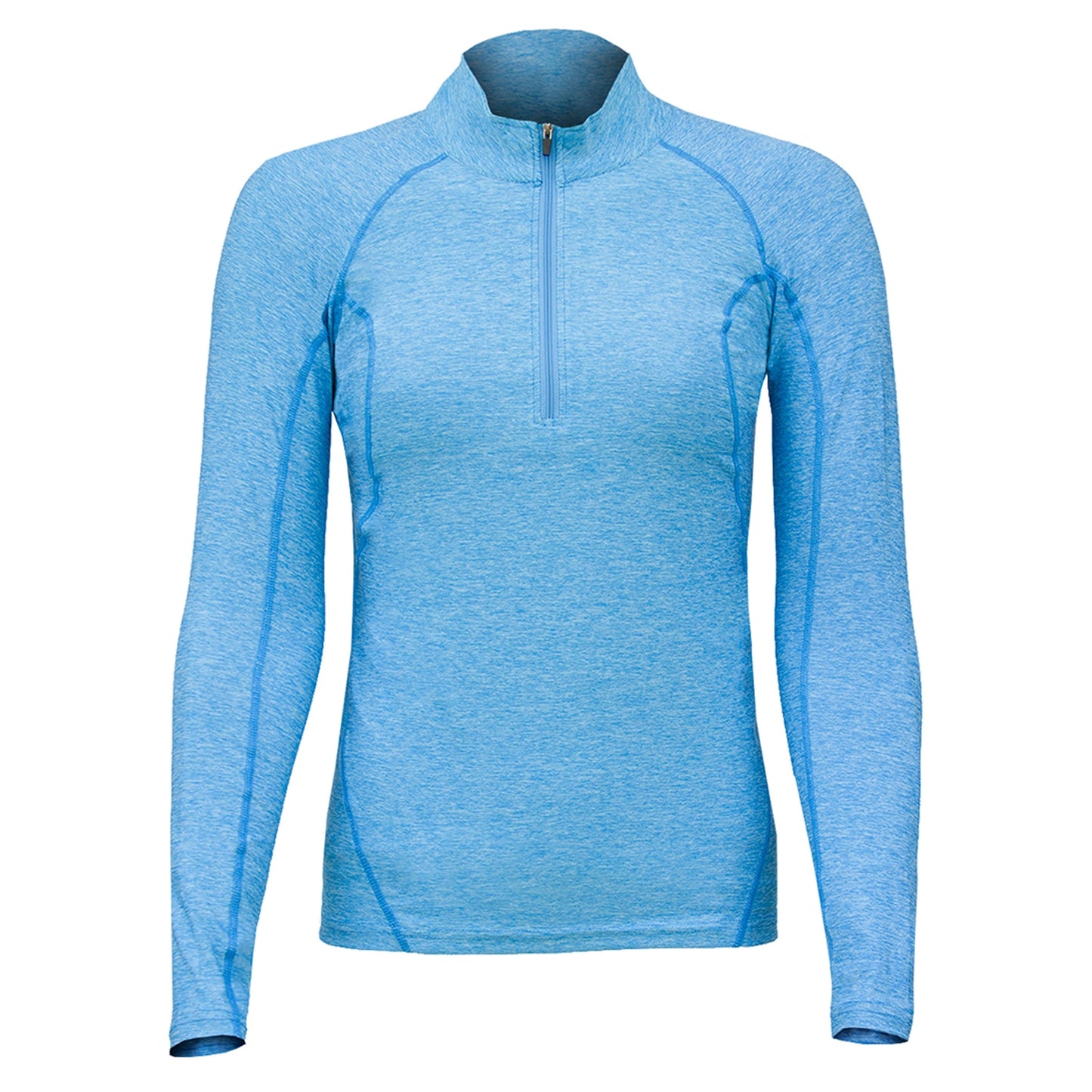 Polera Dry Fit Manga Larga Con Cierre Pale Mujer