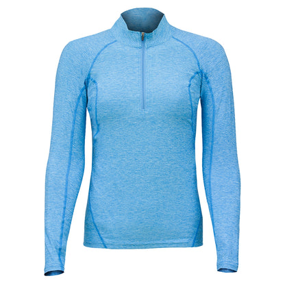 Polera Dry Fit Manga Larga Con Cierre Pale Mujer