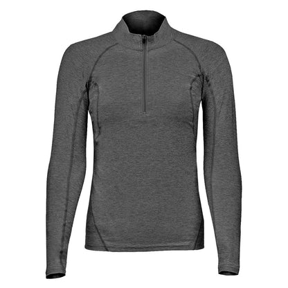 Polera Dry Fit Manga Larga Con Cierre Pale Mujer