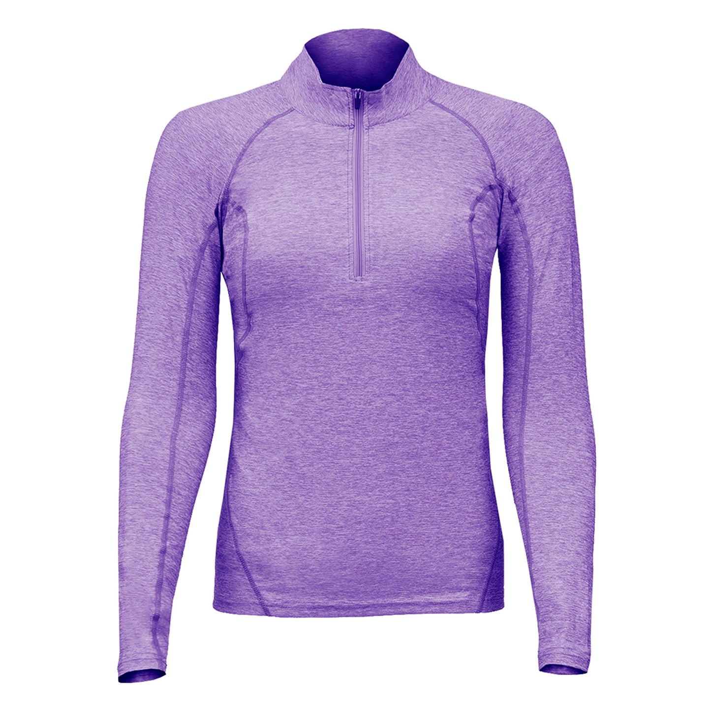 Polera Dry Fit Manga Larga Con Cierre Pale Mujer