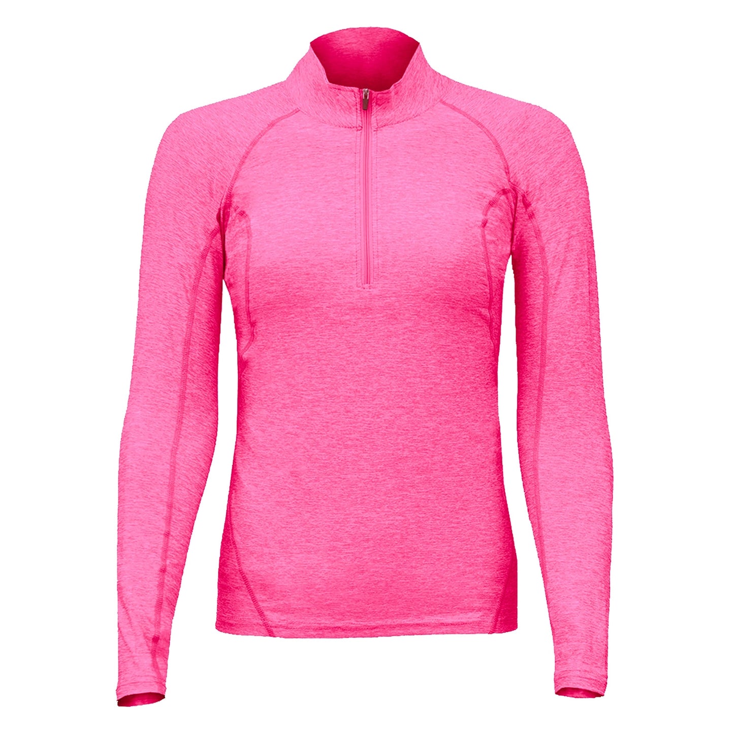 Polera Dry Fit Manga Larga Con Cierre Pale Mujer